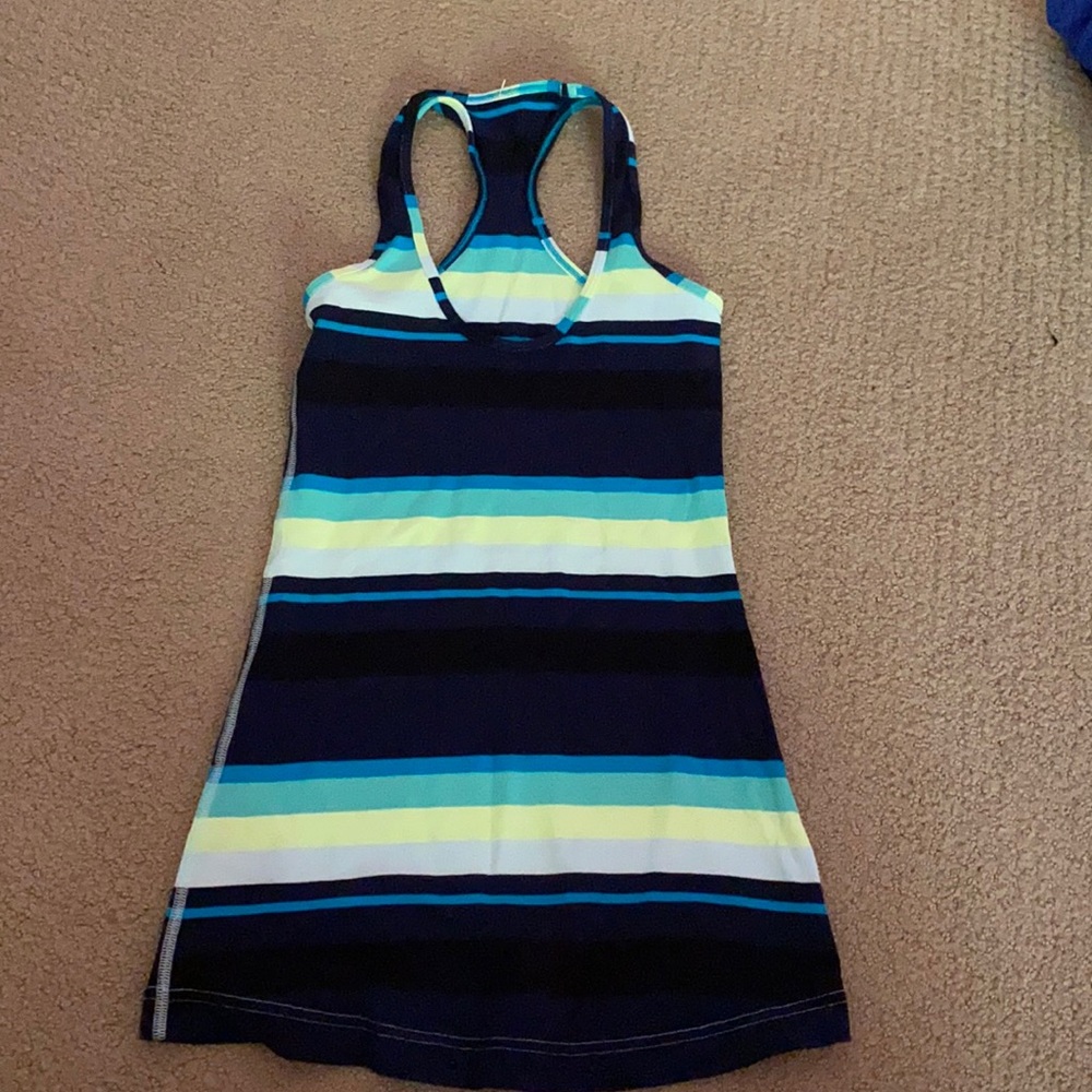 Lululemon raced back tank top